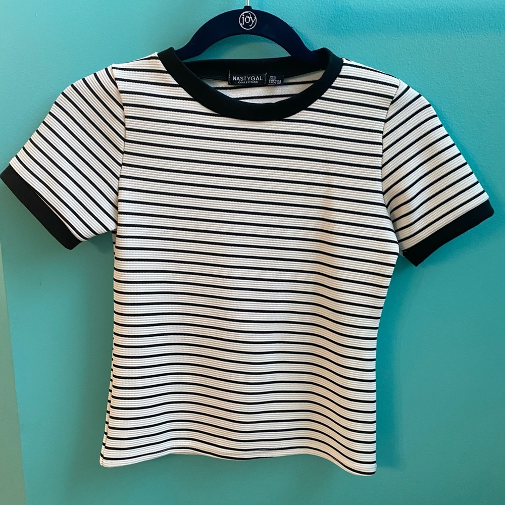 NWOT Nasty Gal striped shirt